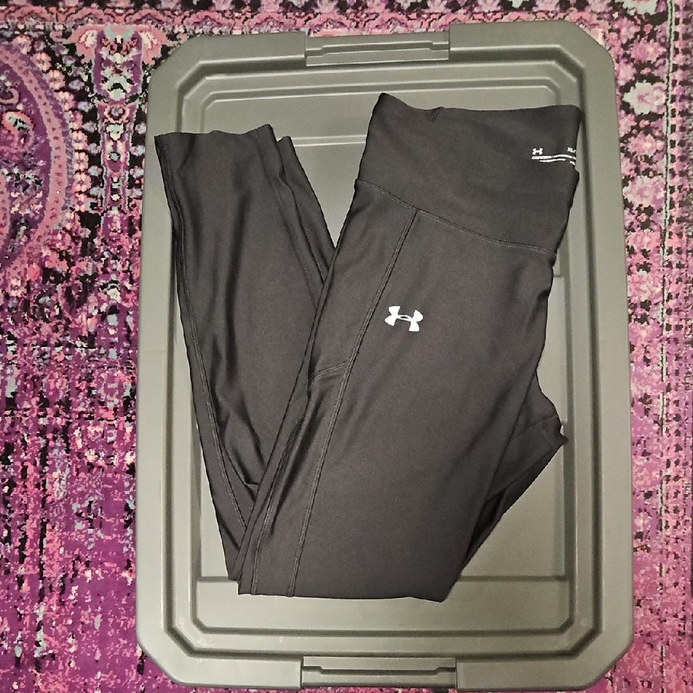 Under Armour Jet Black Performance Leggings